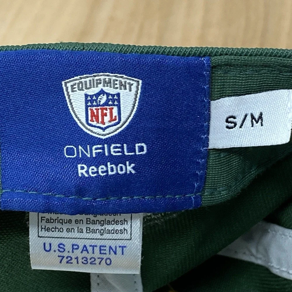 Green Bay Packers Cap Hat Sz S/M Sideline Flexfit Hat On-Field Reebok NFL